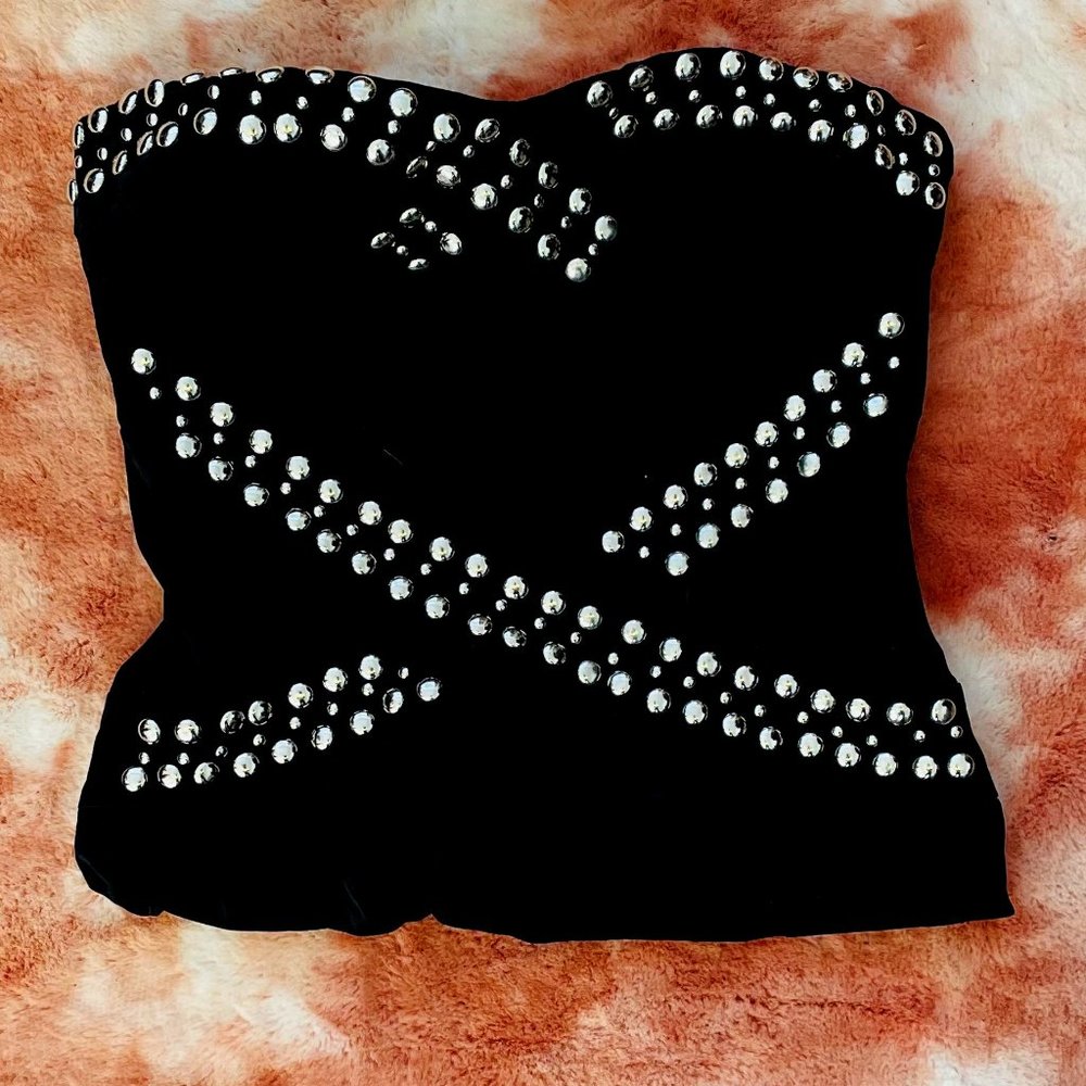 Black Strapless bebe Top Extra Small